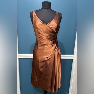 Copper-toned Cocktail Dress